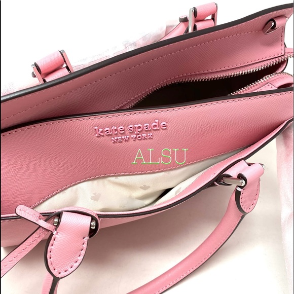 Kate Spade Medium Satchel Cameron Monotone Pink - Picture 11 of 12